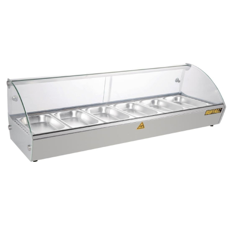 Verwarmde vitrinekast 120 cm - Buffalo - CW148