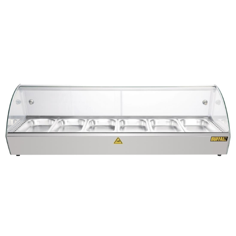 Verwarmde vitrinekast 120 cm - Buffalo - CW148