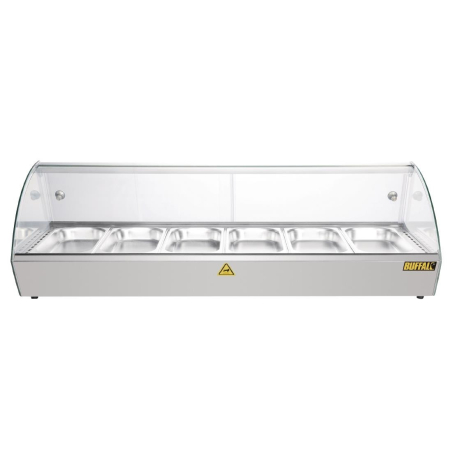 Verwarmde vitrinekast 120 cm - Buffalo - CW148