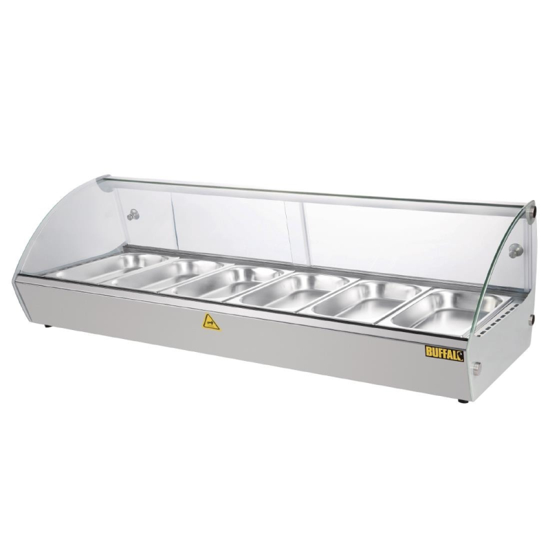 Verwarmde vitrinekast 120 cm - Buffalo - CW148