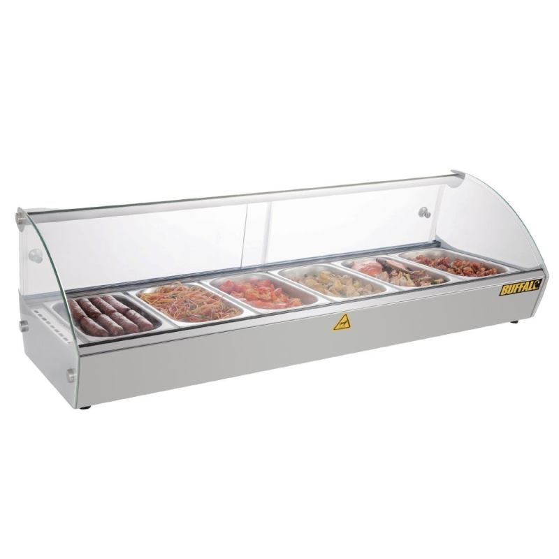 Verwarmde vitrinekast 120 cm - Buffalo - CW148
