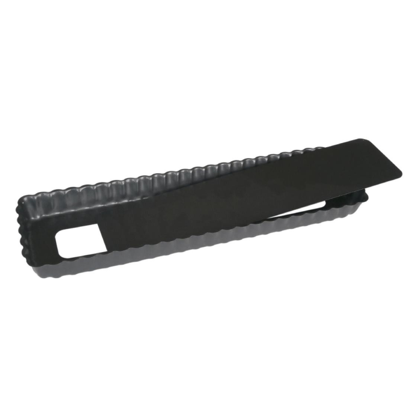 Rechthoekige taartvorm met antiaanbaklaag en verwijderbare bodem - De Buyer - 36cm - CY117