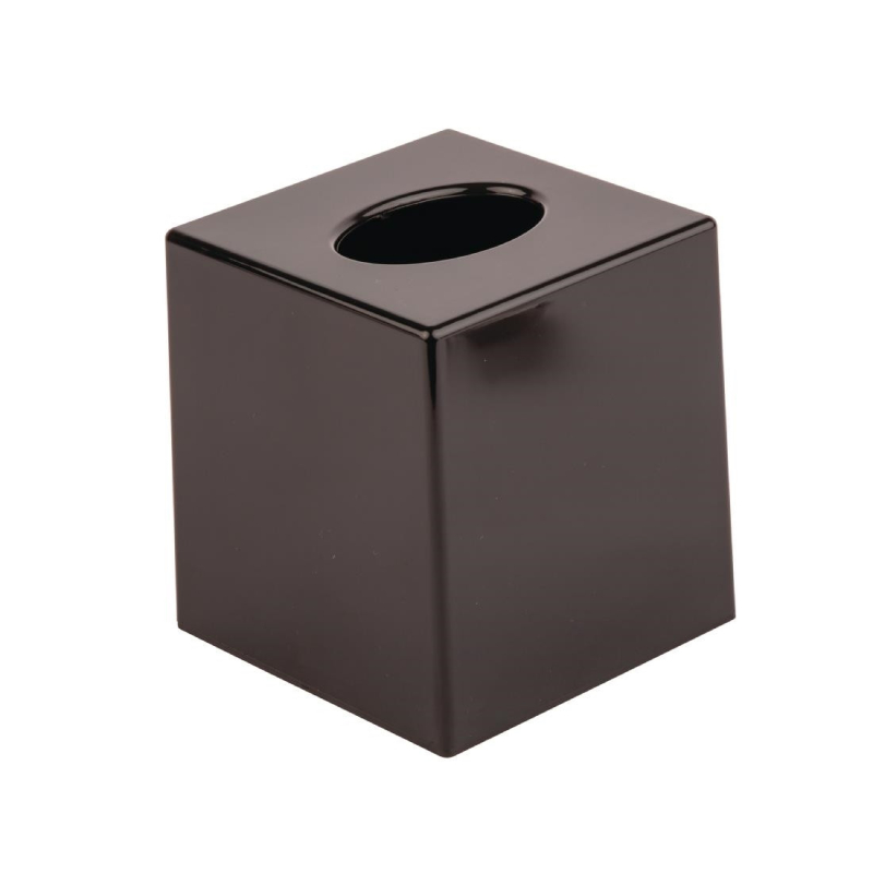Tissue Box vierkant zwart - Effectieve bescherming - DA603 - Bolero