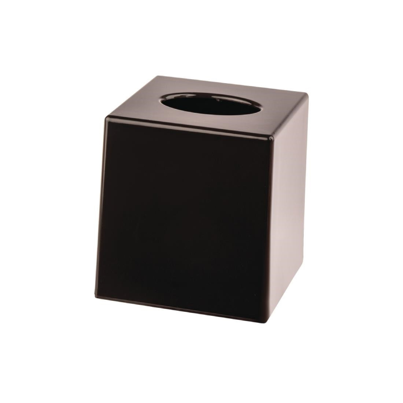 Tissue Box vierkant zwart - Effectieve bescherming - DA603 - Bolero