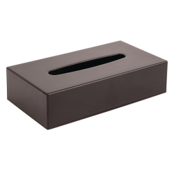 Rechthoekige tissuedoos zwart - 25,5x14cm - DA605 - Bolero