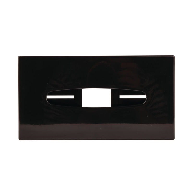 Rechthoekige tissuedoos zwart - 25,5x14cm - DA605 - Bolero
