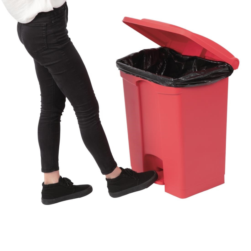 Pedaalemmer Jantex rood 65L