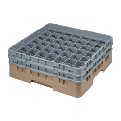 Camrack Cambro beige glazen...