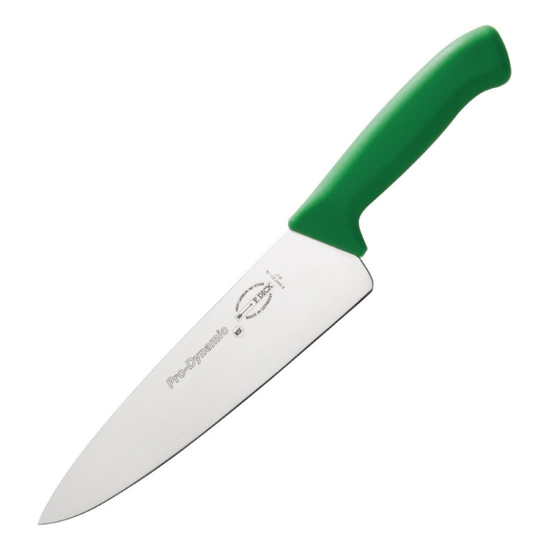 Couteau de cuisinier Dick Pro Dynamic HACCP vert - 215mm - R&eacute;f. DL365 - Dick