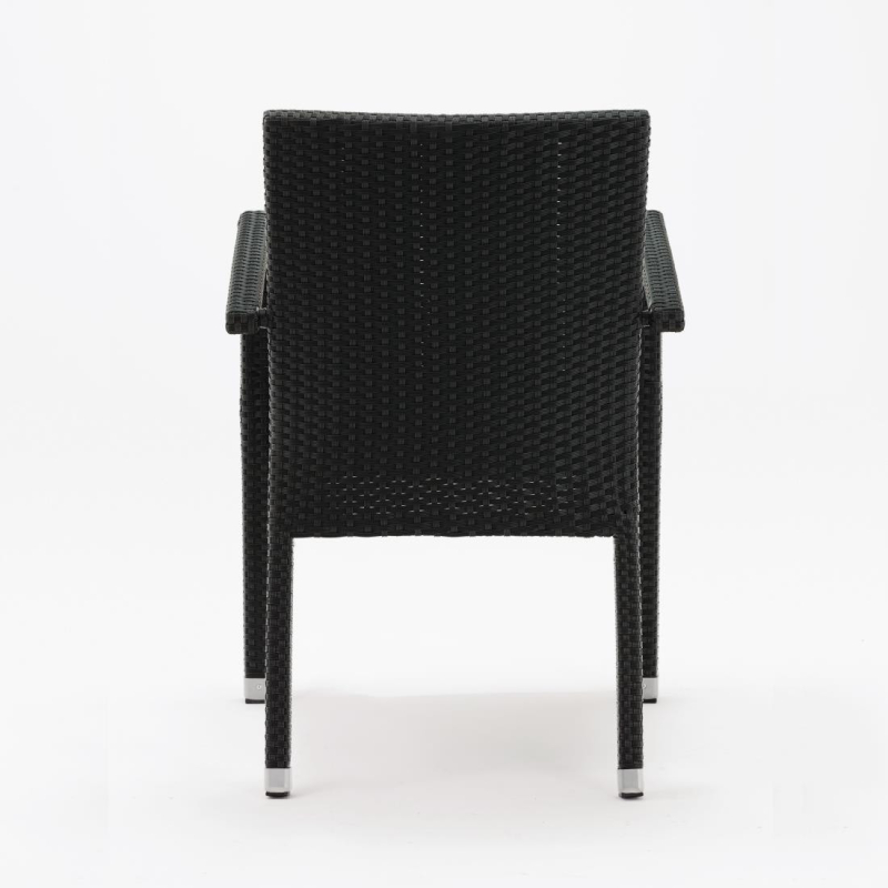 Fauteuils en rotin PE anthracite - Bolero - DL477