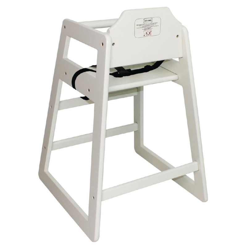 Witte houten barkruk Bolero - Gastronoble - DL833