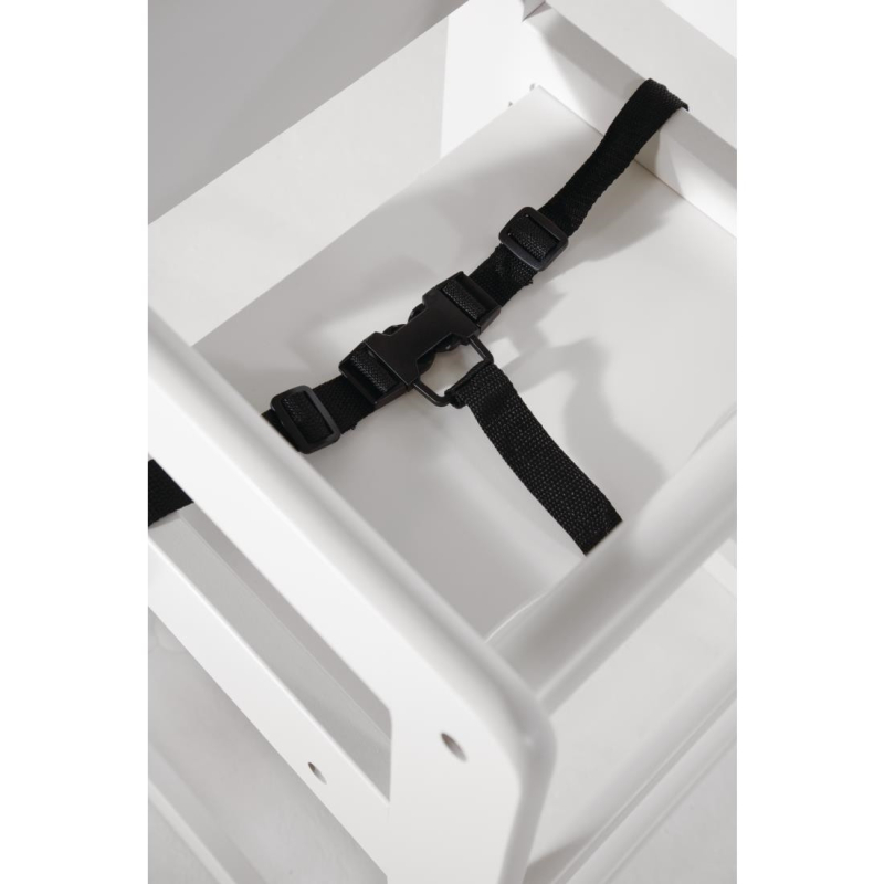 Witte houten barkruk Bolero - Gastronoble - DL833