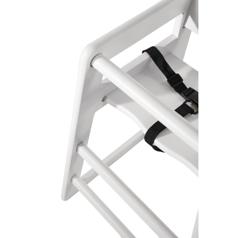 Witte houten barkruk Bolero - Gastronoble - DL833