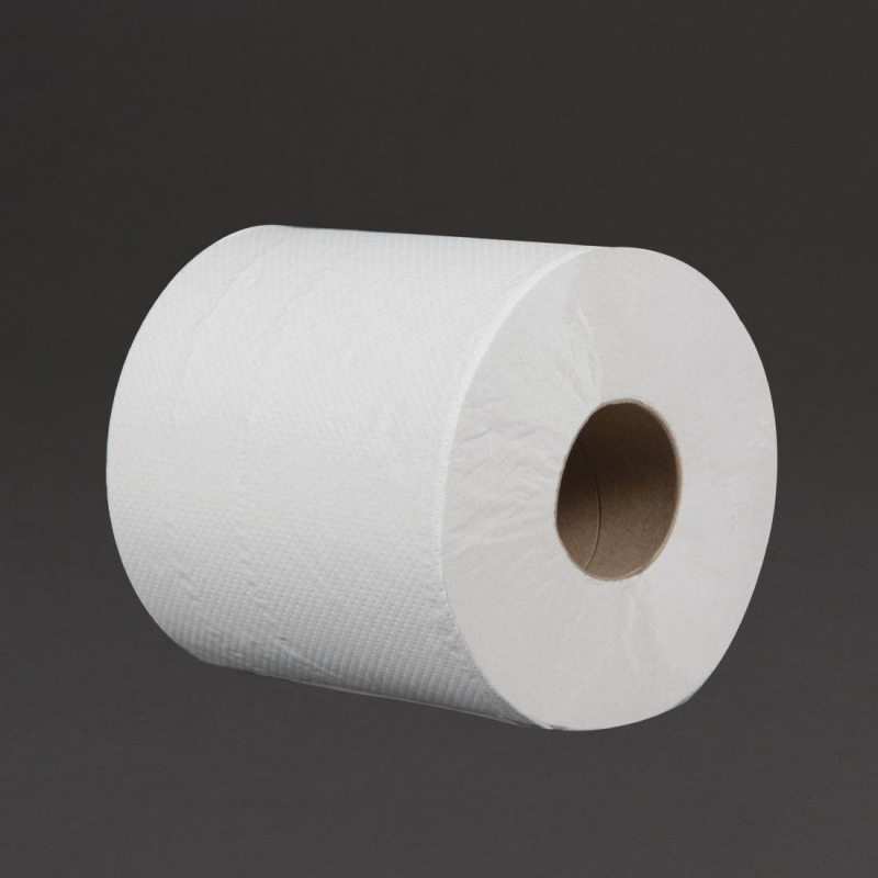 Jantex 2-lagige centrefold handdoek voor contact met voedingsmiddelen wit