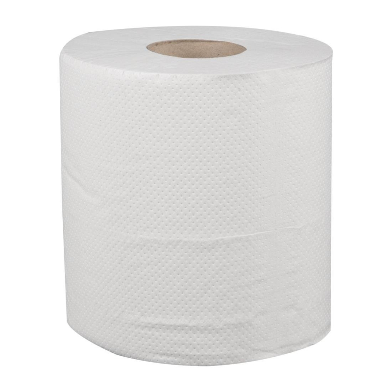 Jantex 2-lagige centrefold handdoek voor contact met voedingsmiddelen wit