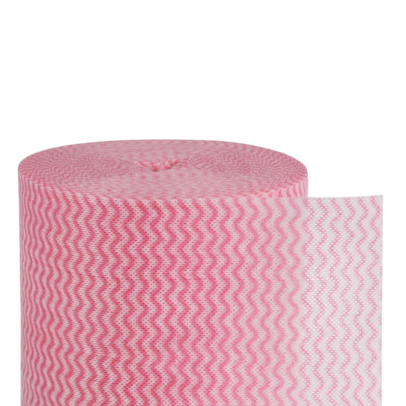 Chiffons antibact&eacute;riens tout usage Jantex Rouge - 370x220mm - DN844 - Mat&eacute;riel Horeca