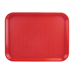 Plastic dienblad fast food...