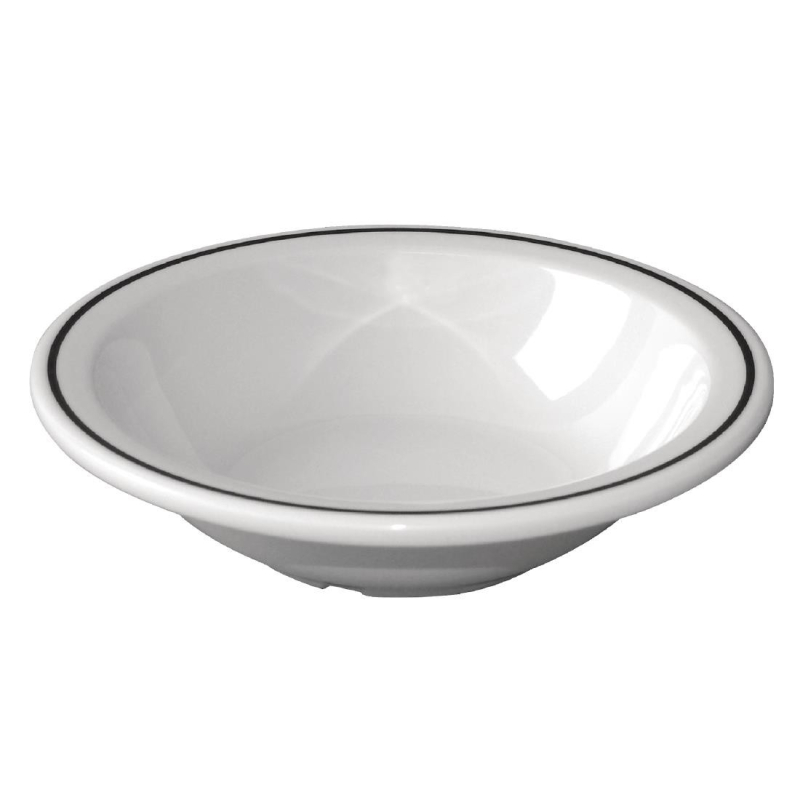 Bol En Mélamine APS 84111 - 190mm | Noir Et Marron | Style Grès Léger