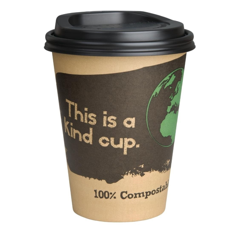 Gobelets boissons chaudes 34 cl compostables PLA Fiesta Green - R&eacute;f. DS058 - Fiesta
