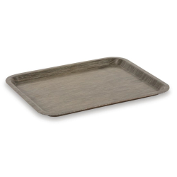 Dienblad van melamine Roltex 265x325mm weng&eacute;-effect - DS098&hellip;
