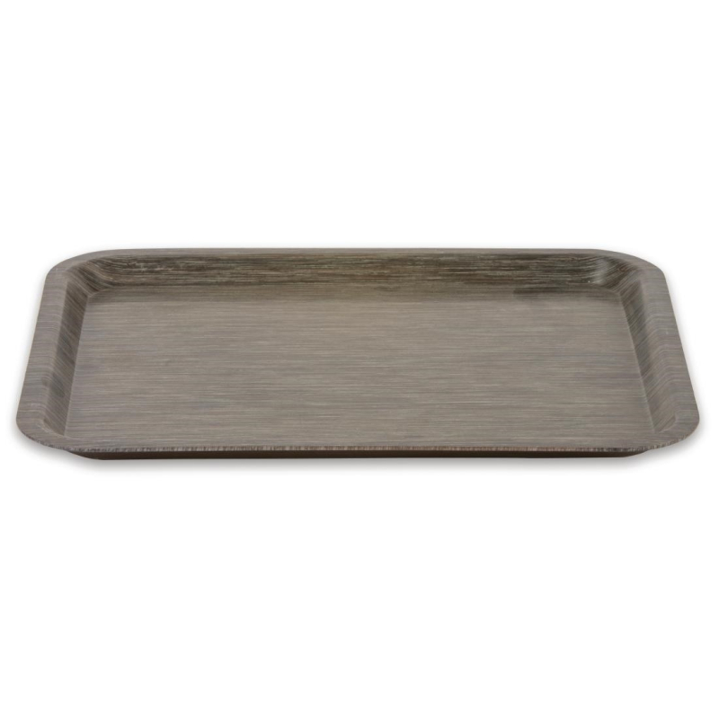 Dienblad van melamine Roltex 265x325mm weng&eacute;-effect - DS098 - Roltex