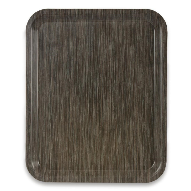 Dienblad van melamine Roltex 265x325mm weng&eacute;-effect - DS098 - Roltex