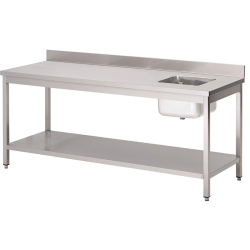 Table du chef avec bac &agrave;...