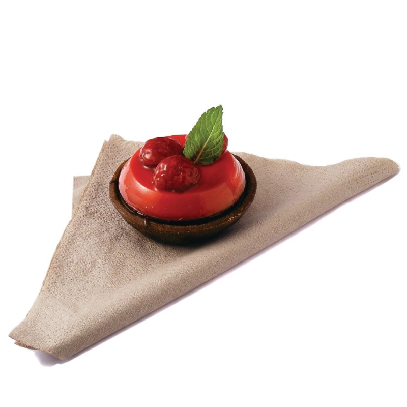 Vegware 2-laags composteerbare snacking servetten 33cm