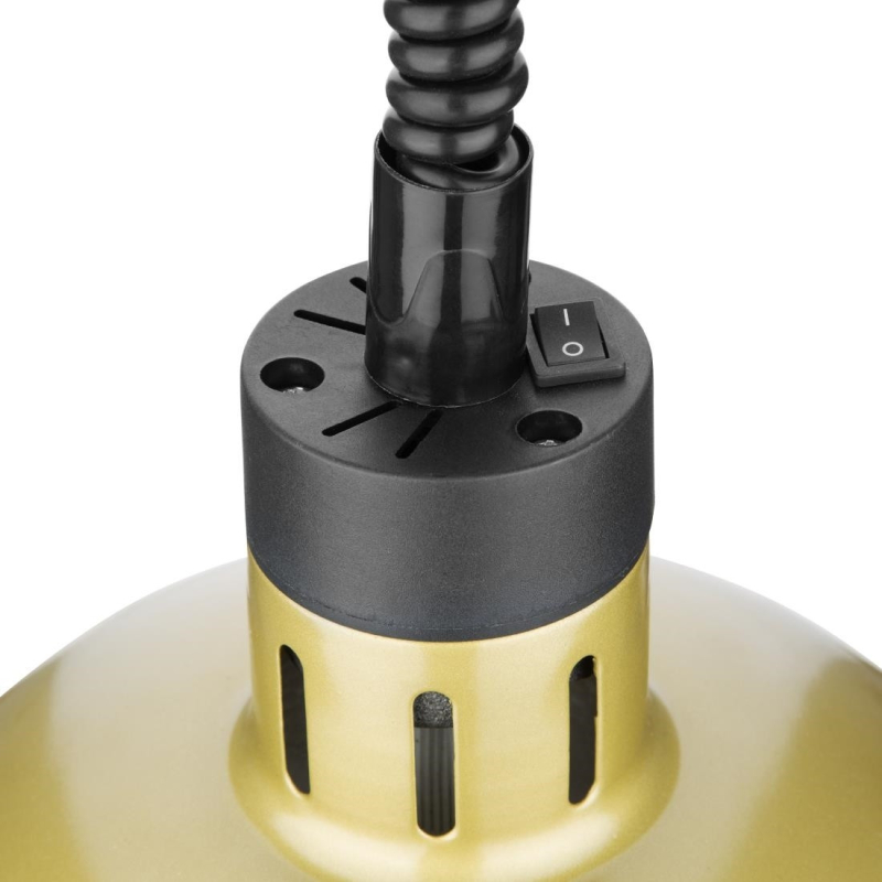Warmhoudlamp met intrekbare koepel, goudkleurige afwerking - Gebruiksgemak - DY462 - Buffalo