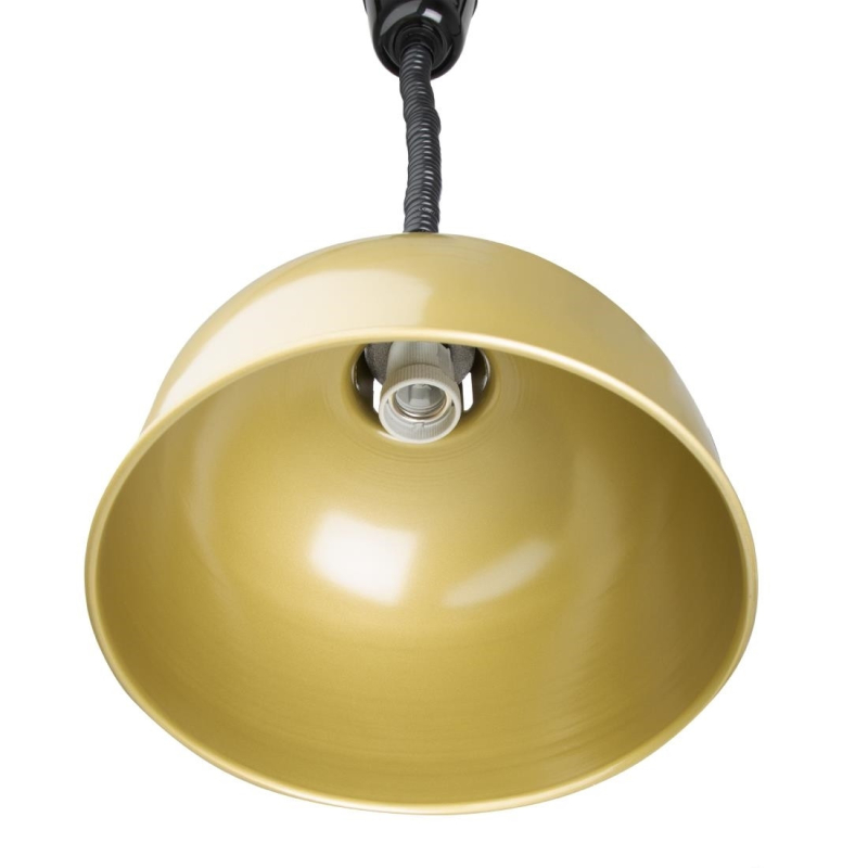Warmhoudlamp met intrekbare koepel, goudkleurige afwerking - Gebruiksgemak - DY462 - Buffalo
