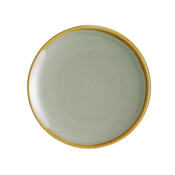 Lot De 6 Assiettes Creuses Olympia En Acier Émaillé Bleu Blanc 245mm - Style Rétro Vintage