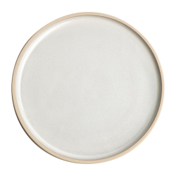 Assiette plate bord droit...