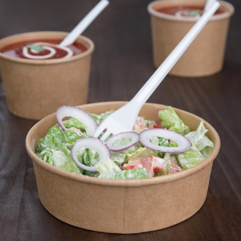 Fiesta Green kraft ronde saladeschalen 50 cl