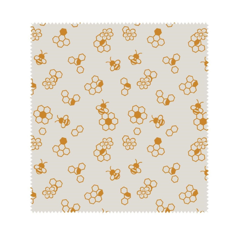 Bijenwas Voedselverpakking Bladeren Nuts Maat S (set van 10) - 120g - 250(H) x 280(L) x 0,3(P)mm - Materiel Horeca