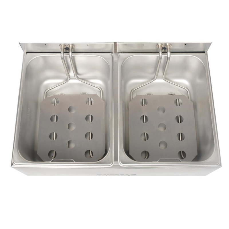 Dubbele friteuse Buffalo 2x5L 2x2,8kW - Snel en effici&euml;nt koken - FC257 - Buffalo