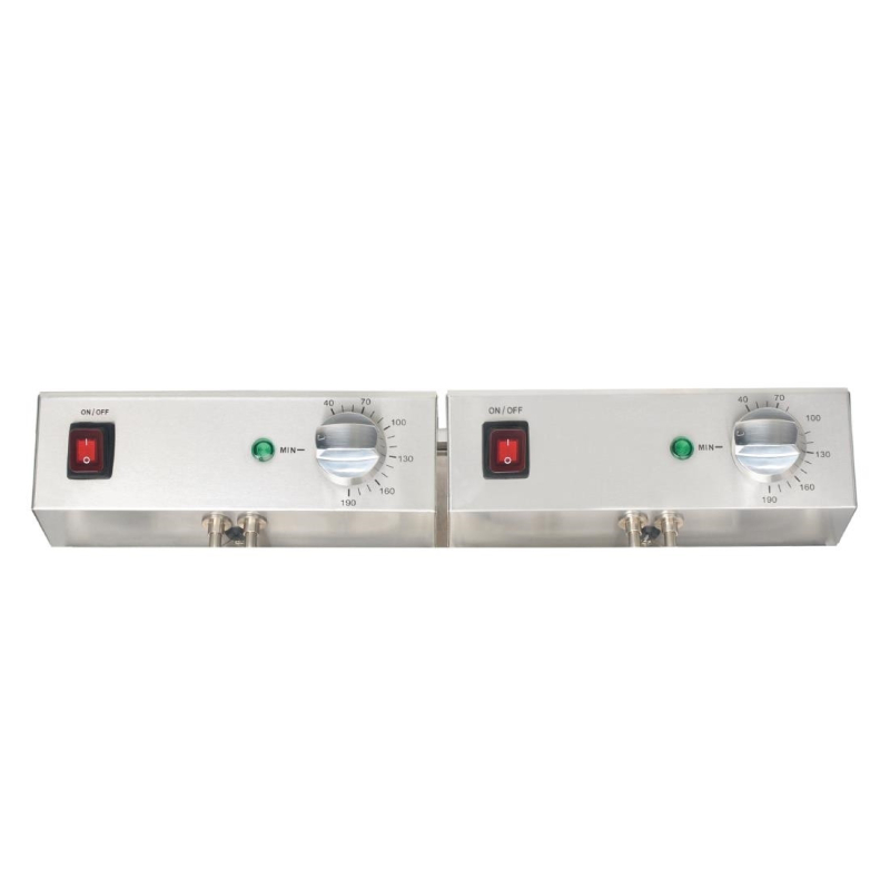 Dubbele friteuse Buffalo 2x5L 2x2,8kW - Snel en effici&euml;nt koken - FC257 - Buffalo