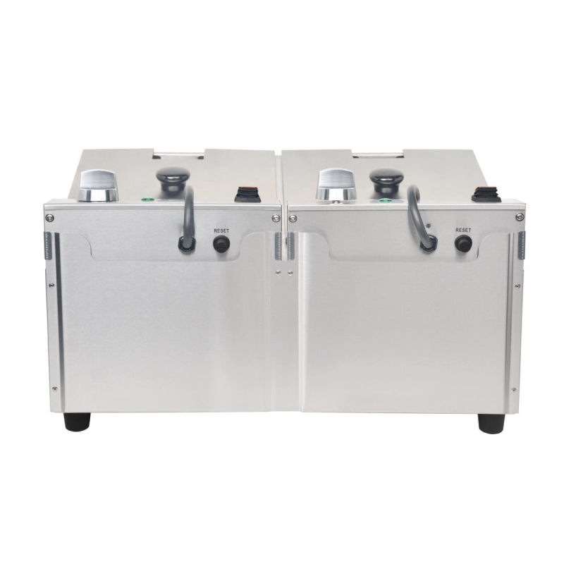 Dubbele friteuse Buffalo 2x5L 2x2,8kW - Snel en effici&euml;nt koken - FC257 - Buffalo