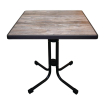 Table de patio pliante Limburg Vintage 70 x 70 cm - FN993