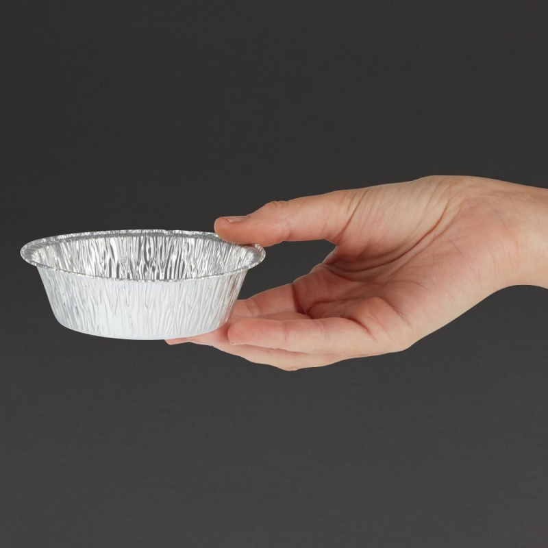 Moules &agrave; tarte aluminium 25(H)x100(&Oslash;)mm - GD118 - Materiel Horeca