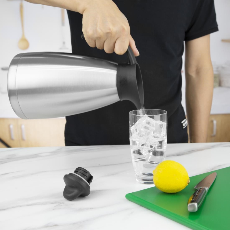 Eva Solo Pichet Isotherme Blanc 1L – Garde Vos Boissons Chaudes 8h ! Design Danois élégant