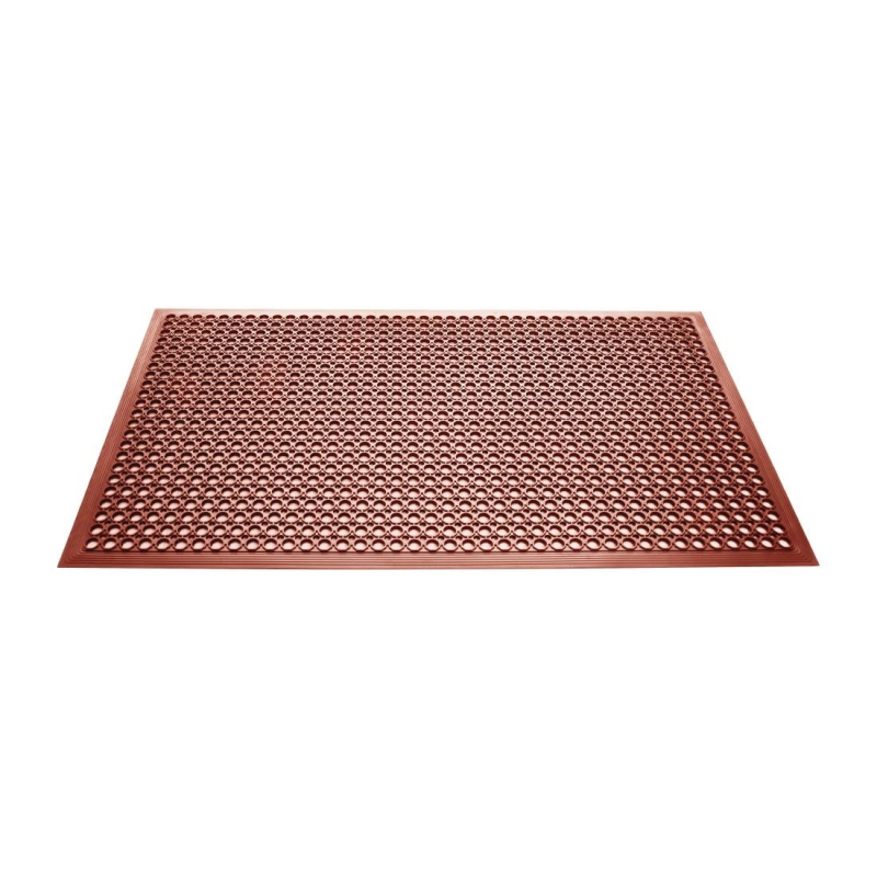 Jantex antivermoeidheidsmat rubber rood