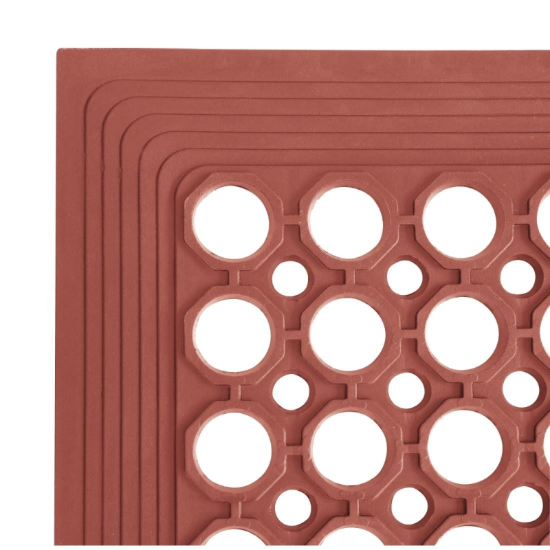 Jantex antivermoeidheidsmat rubber rood