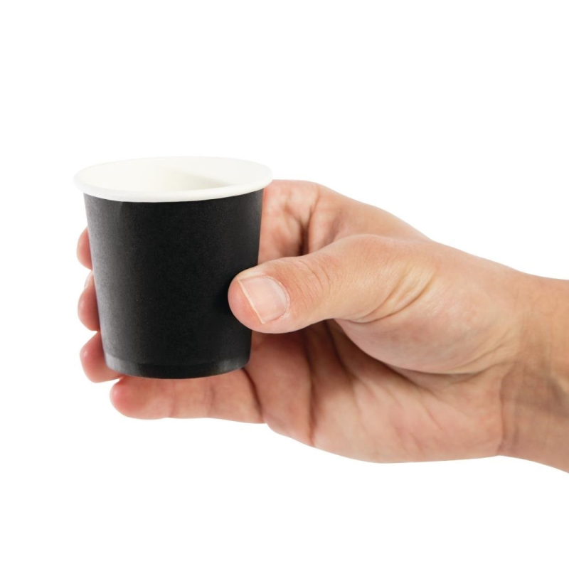 Fiesta Zwart Wegwerp Espresso Kopjes 112ml x50