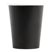 Gobelets jetables boissons chaudes noirs 225 x 1000 ml - Fiesta - GF040