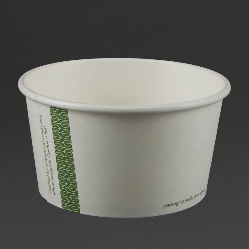 Bols &agrave; soupe compostables Vegware 350ml - GF046 - Vegware
