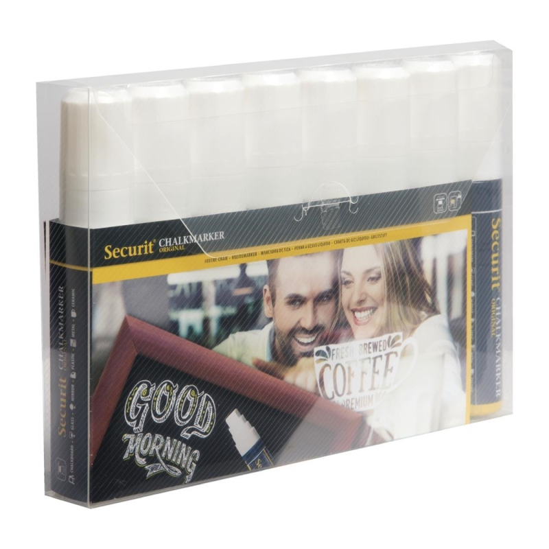 Marqueurs Blancs Effa&ccedil;ables - 150x145x20 mm - R&eacute;f. GF260 - Securit