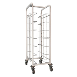 Stalen afruimwagen, 7 niveaus - Craven - GG137