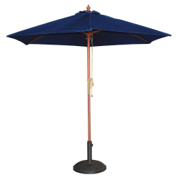 Parasol rond Bolero 3m bleu...