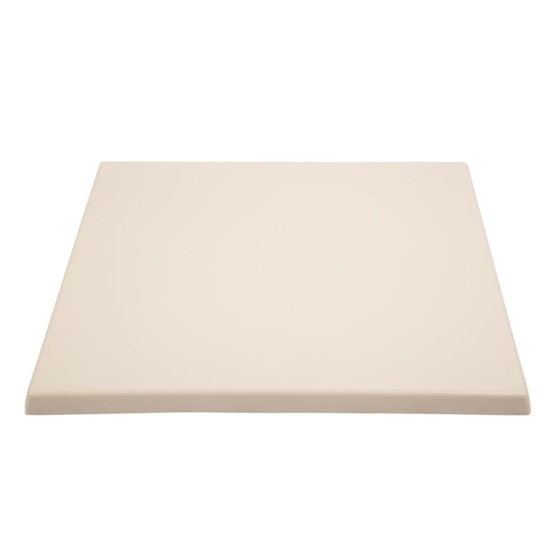 Tafelblad vierkant Bolero gebroken wit 600mm - Gastronoble - GG637