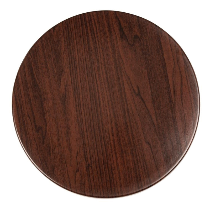 Tafelblad rond Bolero 600mm donkerbruin - Gastronoble - GG643
